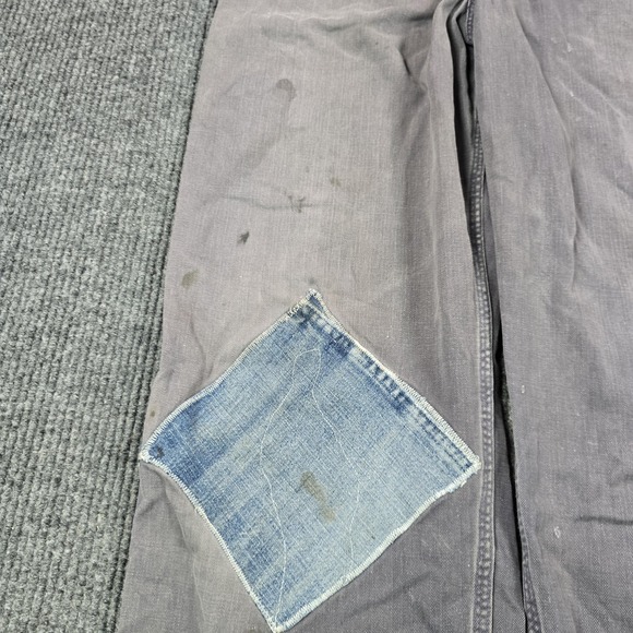 Vintage Penneys Big Mac Coveralls Mens 40L Gray Sanforized Herringbone Twill 50s - Picture 13 of 16